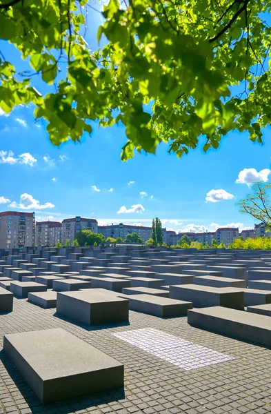 Berlijn Duitsland Mei 2019 Het Gedenkteken Voor Vermoorde Joden Van — Stockfoto