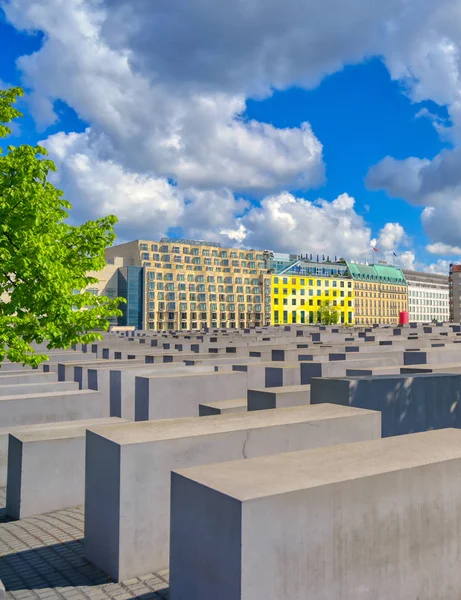 Berlino Germania Maggio 2019 Memoriale Degli Ebrei Assassinati Europa Noto — Foto Stock