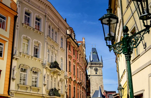 Çek Cumhuriyeti Nin Başkenti Prag Daki Eski Belediye Binası Eski — Stok fotoğraf