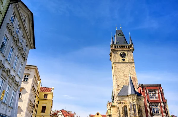 Çek Cumhuriyeti Nin Başkenti Prag Daki Eski Belediye Binası Eski — Stok fotoğraf