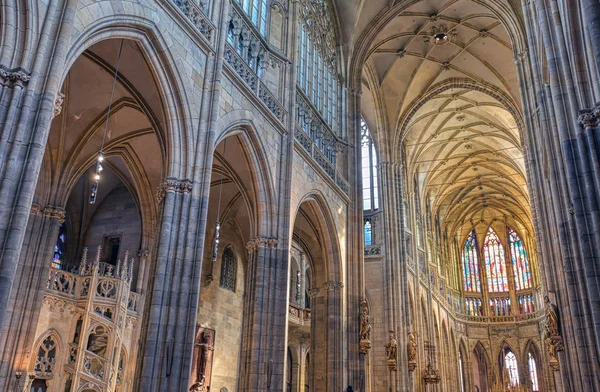 Praga República Checa Mayo 2019 Interior Catedral San Vito Dentro — Foto de Stock