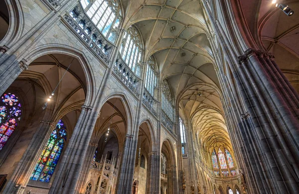 Praga República Checa Mayo 2019 Interior Catedral San Vito Dentro — Foto de Stock