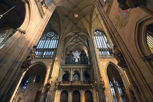 Praga República Checa Mayo 2019 Interior Catedral San Vito Dentro — Foto de Stock