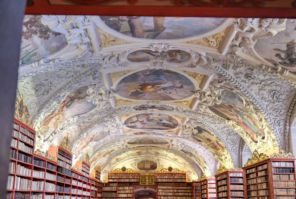 Praga República Checa Mayo 2019 Biblioteca Del Monasterio Strahov Ubicada —  Fotos de Stock