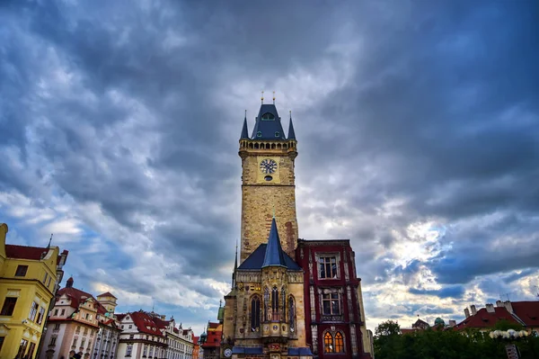 Çek Cumhuriyeti Nin Başkenti Prag Daki Eski Belediye Binası Eski — Stok fotoğraf