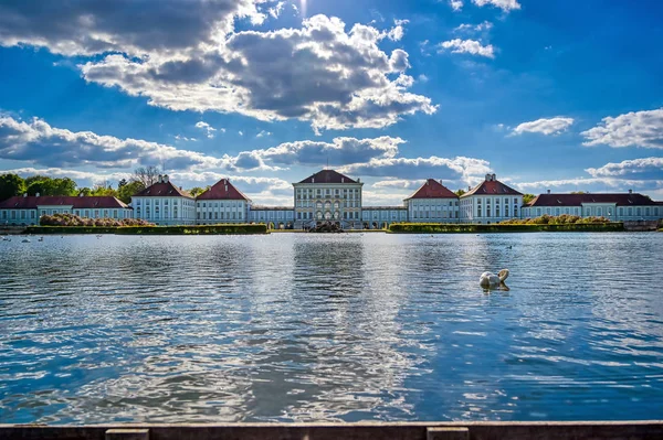 Munich Allemagne Mai 2019 Palais Nymphenburg Schloss Nymphenburg Est Palais — Photo