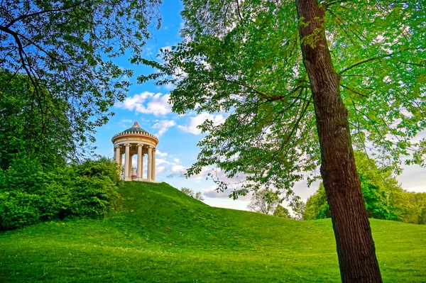 Monopteros Den Österrikiska Garten München Bayern Tyskland — Stockfoto