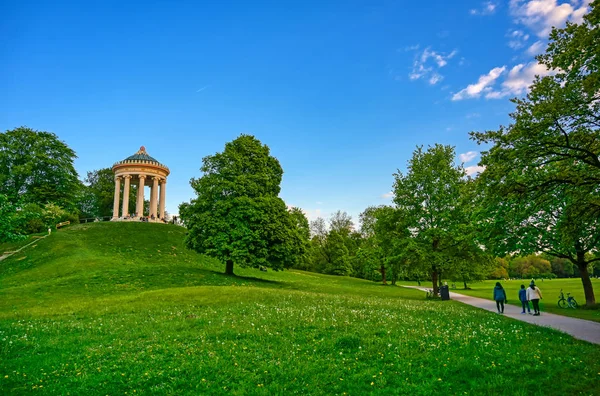 Monopteros Englischen Garten München Bayern Deutschland — Stockfoto