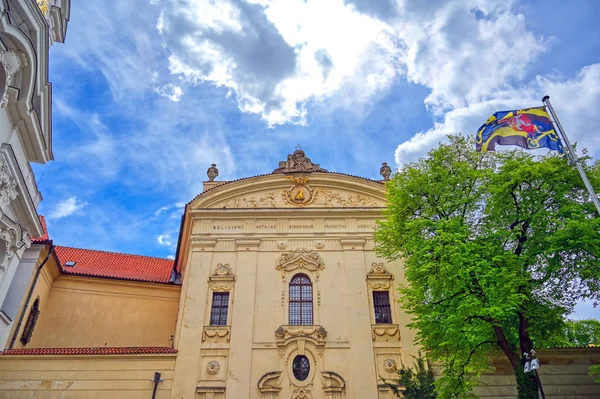 Çek Cumhuriyeti Prag Daki Strahov Manastırı Nın Dışı — Stok fotoğraf