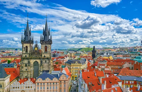 Çek Cumhuriyeti Prag Eski Şehir Meydanı Nda Tyn Den Önce — Stok fotoğraf