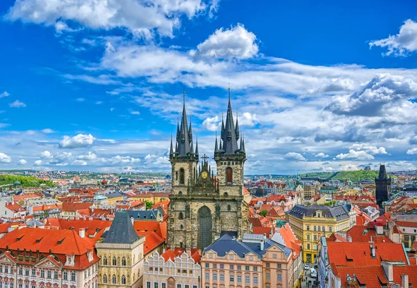 Church Our Lady Tyn Old Town Square Prague Czech Republic — Stock Photo, Image