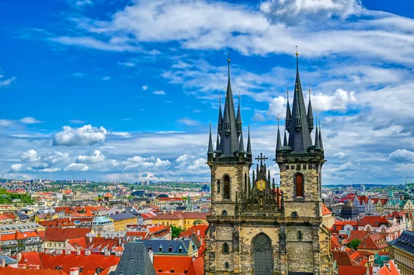 Church Our Lady Tyn Old Town Square Prague Czech Republic — Stockfoto