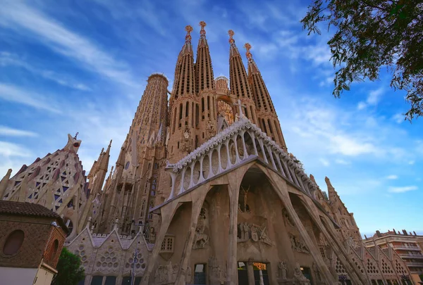 Barcellona Spagna Giugno 2019 Cattedrale Della Sagrada Familia Progettato Dall — Foto Stock