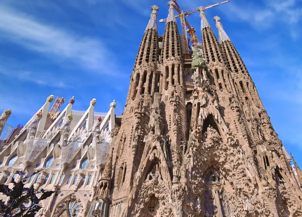 Barcelona Spanyolország Június 2019 Cathedral Sagrada Familia Antonio Gaudi Építész — Stock Fotó