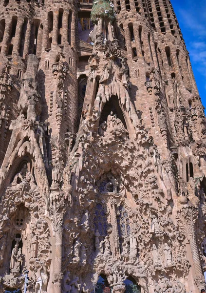 Barcelona Hiszpania Czerwca 2019 Katedra Sagrada Familia Zaprojektowany Przez Architekta — Zdjęcie stockowe