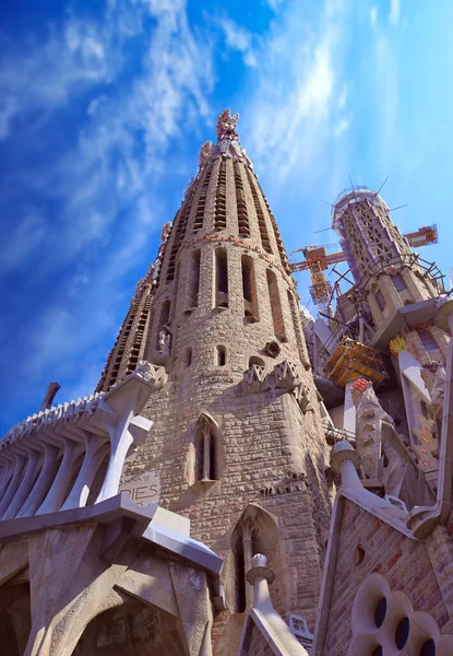 Barcelona Spanyolország Június 2019 Cathedral Sagrada Familia Antonio Gaudi Építész — Stock Fotó