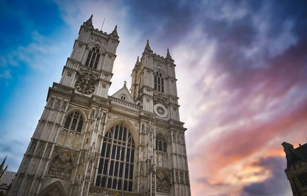 Sunset Westminster Abbey London England United Kingdom — Stock Photo, Image