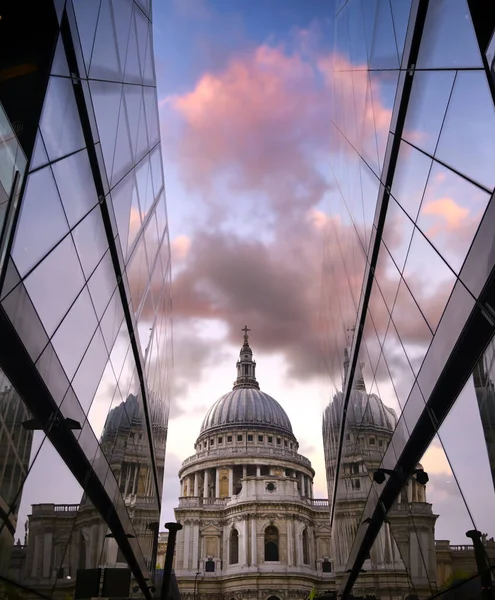 Dusk Paul Cathedral Central London — Stock Photo, Image