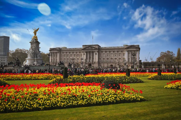 Лондон Великобритания Апреля 2019 Года Букингемский Дворец Дом Британской Королевы — стоковое фото