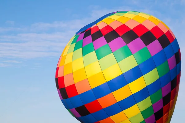 Early morning Hot Air Balloon inflation and Ascension — Stock Photo, Image