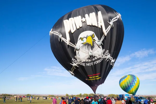 MIA-POW Balão de ar quente Balão Internacional de Albuquerque Fiesta Albuquerque Novo México — Fotografia de Stock