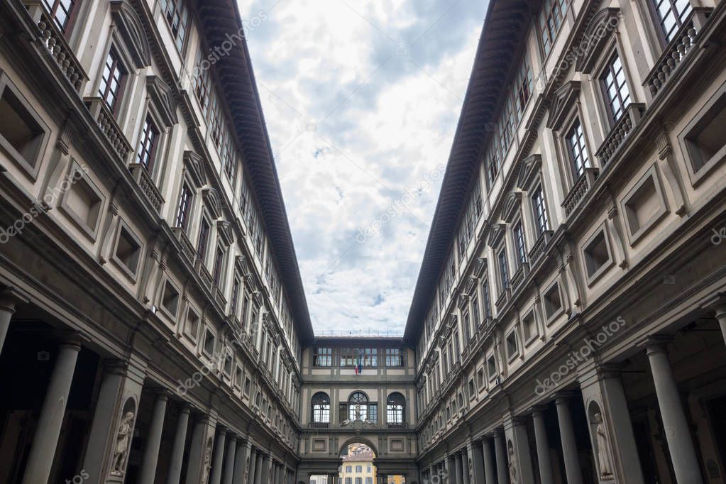 streets and buildings in Florence pearl of renaissance in Tuscany