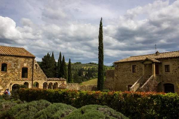 Sant Antimo Monastery Tuscany Montalcino — Stock Photo, Image