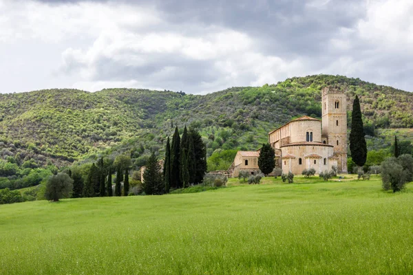 Middeleeuwse Klooster Toscane — Stockfoto