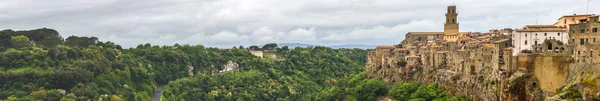 Średniowiecznego Miasta Pitigliano Toskania — Zdjęcie stockowe