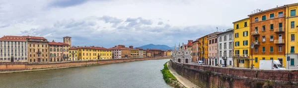 Bâtiments Sur Rivière Arno Pise Toscane — Photo