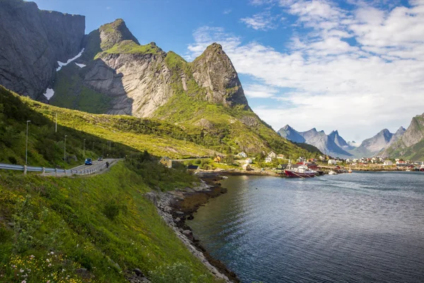 Reine liman Lofoten Adaları Norveç'te