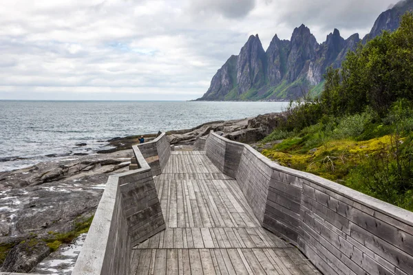 Tungeneset View Senja Island Norway — стоковое фото