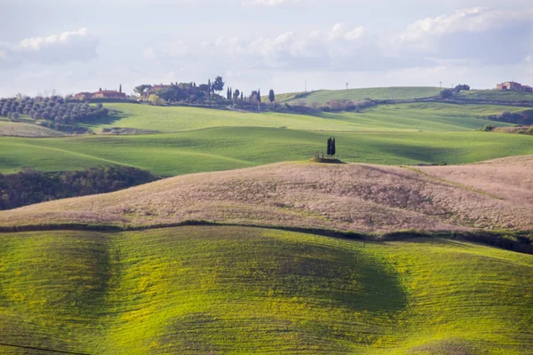Toskana yeşil alanlar ve tepeler