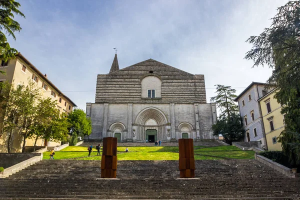 Narrow Streets Todi Medieval Town Umbria — Stock Photo, Image