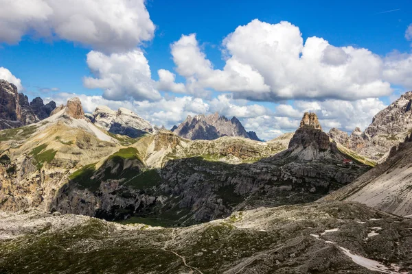 Clouds Mountain Trail Dolomites — Stock Photo, Image