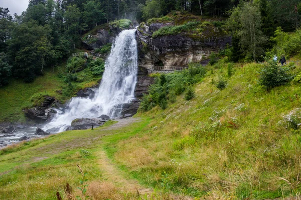 Steinsdalsfossen Waterval West Noorwegen — Stockfoto