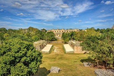 Uxmal Antik Maya kenti, Puuc Bölgesi, Merida, Meksika