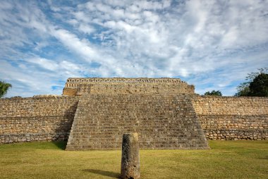 Kabah, Maya arkeolojik alanı, Puuc bölgesi, Merida, Yucatan, Meksika