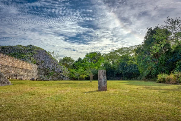 Kabah, Mayská archeologická lokalita, region Puuc, Merida, Yucatan, Mexiko — Stock fotografie