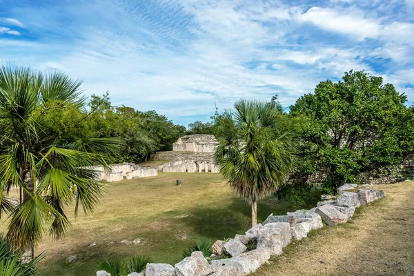 Kabah, Mayská archeologická lokalita, region Puuc, Merida, Yucatan, Mexiko — Stock fotografie
