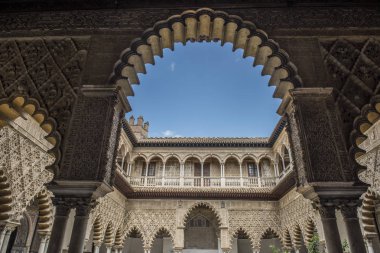 Şaşırtıcı Alcazar Seville mimari güzellik