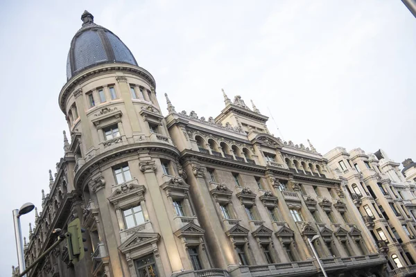 Image of Gran Via in Madrid — Stock Photo, Image
