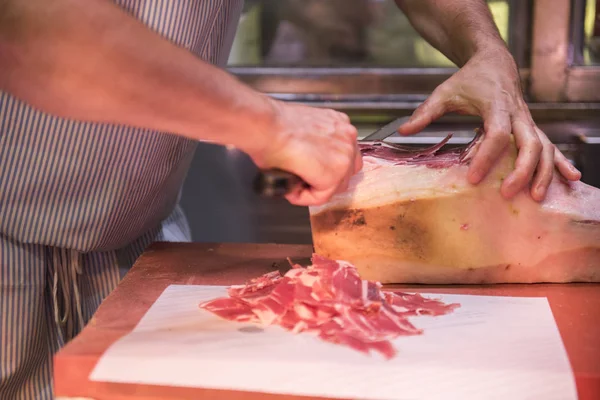 Uzená Jamon balené v plastu — Stock fotografie