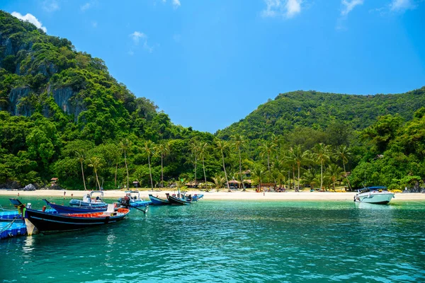 Koh Phaluai Parque Nacional Ang Thong Golfo Tailandia Siam Playa — Foto de Stock