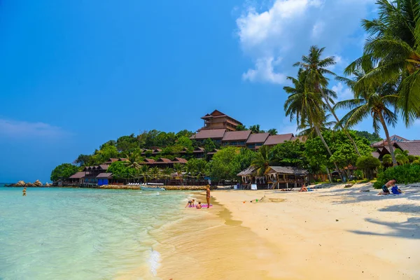 Personas Nadando Playa Haad Yao Koh Phangan Island Suratthani Tailandia — Foto de Stock