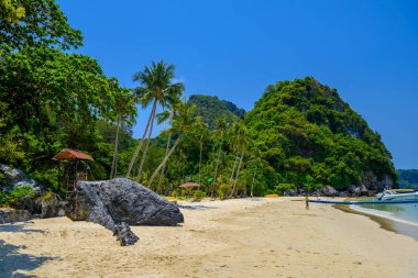 Koh Phaluai, Mu Ko Ang Thong Milli Parkı, Tayland Körfezi, Siyam, avuç içi ve tropikal plaj