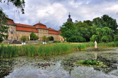 schloss fasanarie park fulda, hessen, Almanya'nın Gölü