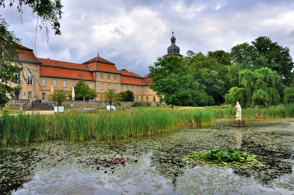 Schloss Fasanarie Park Fulda Hessen Almanya Nın Gölü — Stok fotoğraf