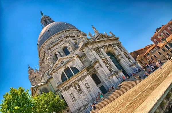 Basilica Santa Maria Della Salute Venedig Italien Hdr — Stockfoto