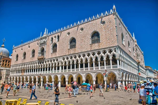 Venice Italië Jun 2014 Het San Marco Plein Piazza San — Stockfoto